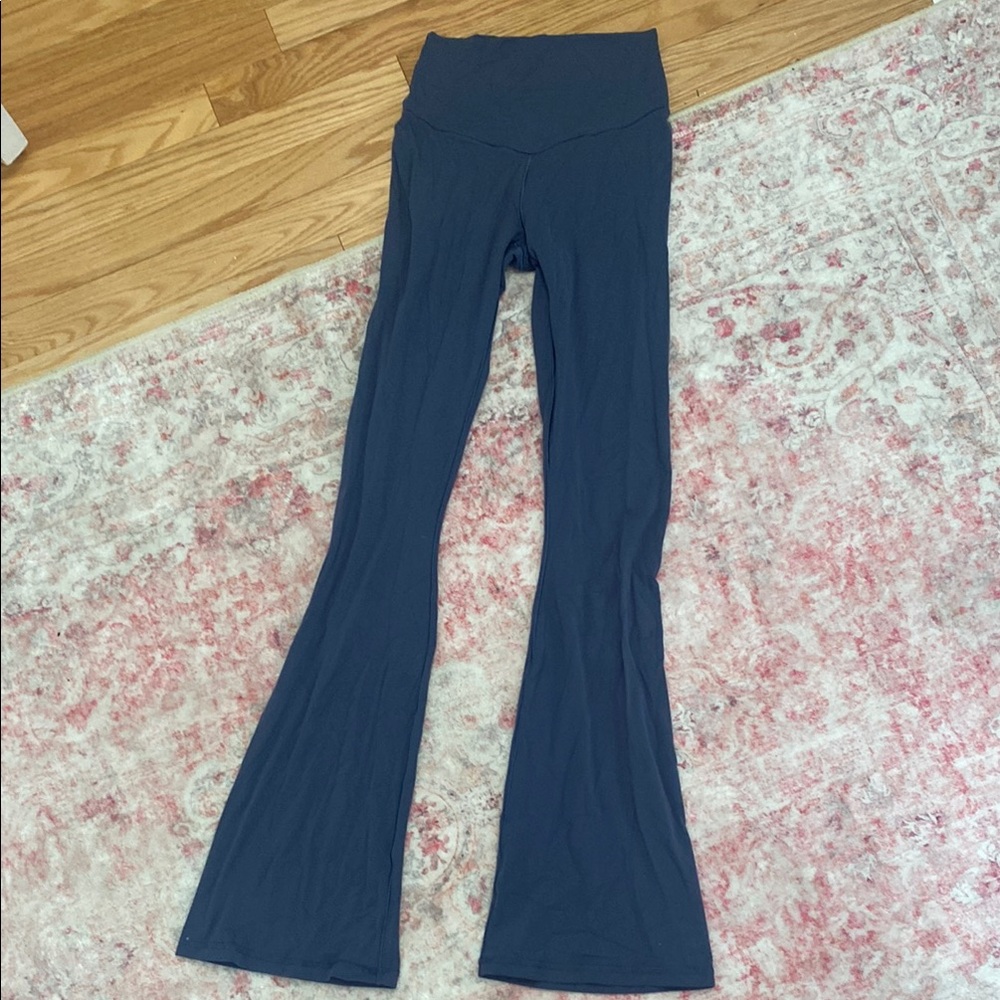 Aerie Navy Flare Pants